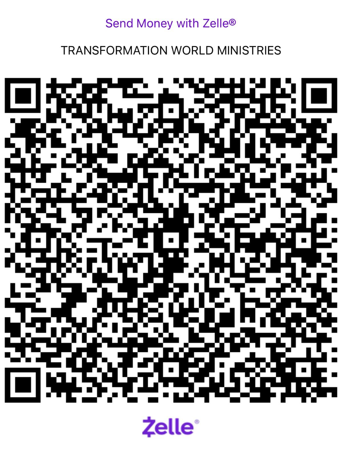 Zelle QR Code
